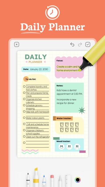 Daily Planner Digital Journal