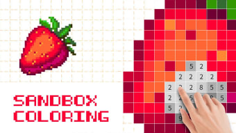 Sandbox Coloring Pixel Art