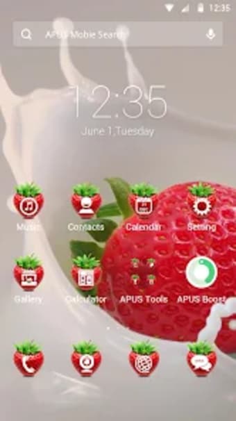 Strawberry APUS theme