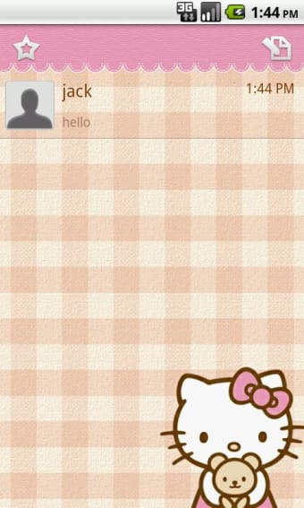 Handcent SMS Skin(Hello Kitty)
