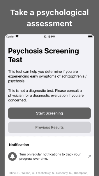 Schizophrenia Test Psychosis