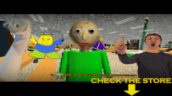 Baldis Basics in ROBLOX and OOF Republished