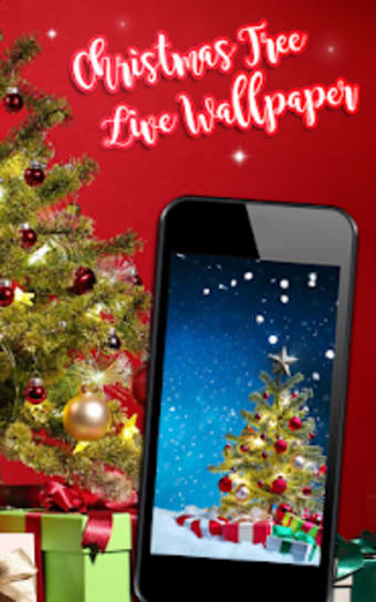 Christmas Tree Live Wallpaper لنظام Android - تنزيل