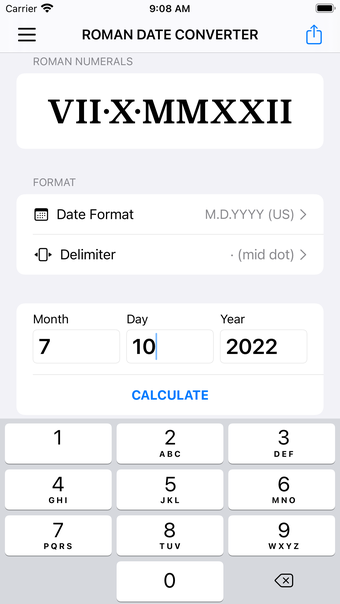 Roman Date Converter