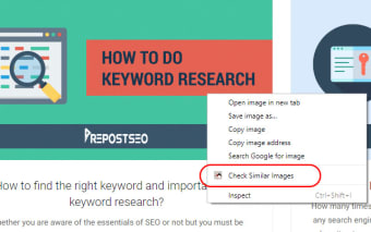 Reverse Image Search tool