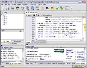 WebTide HTML Editor
