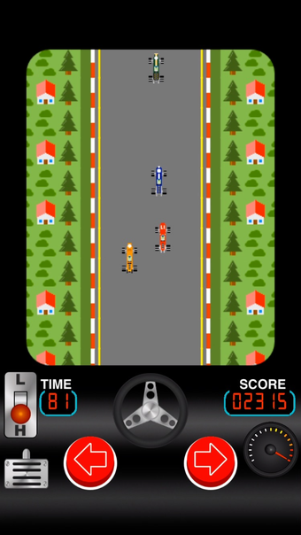 Retro GP car racing.