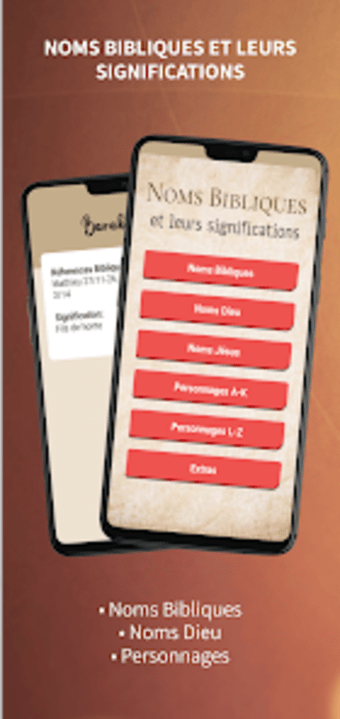 Noms Bibliques Significations