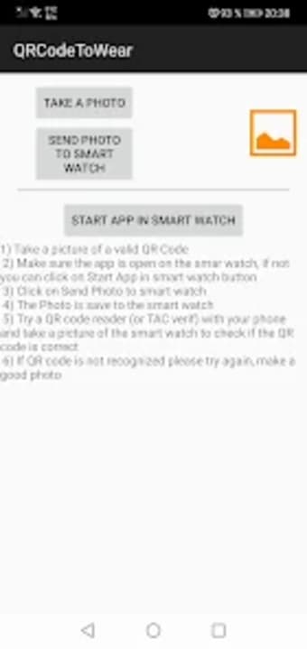 QR Code to Smart Watch