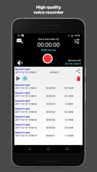 Voice Recorder -  mp3 format HD