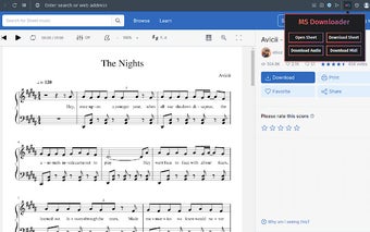 Music Score Downloader