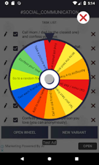 CHALLENGE Wheel Quest Roulette