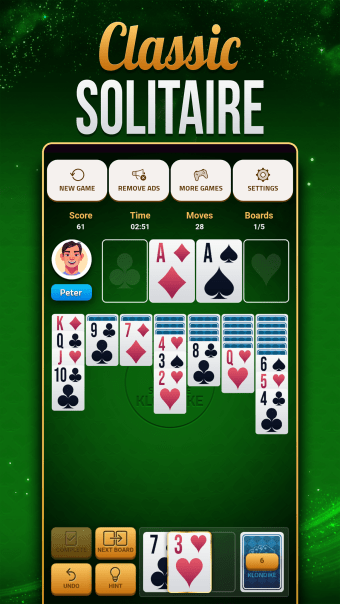 Solitaire Offline - Card Game