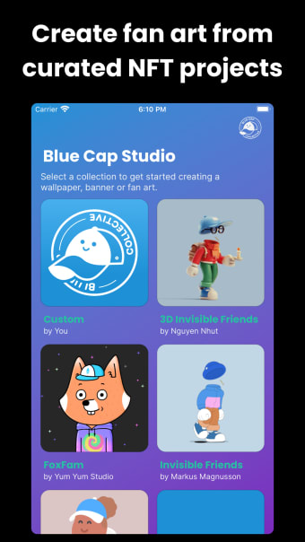 GIF  Video Maker: Blue Cap Co