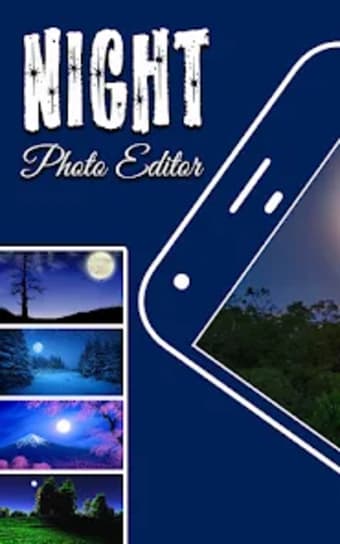Night photo editor moon frames