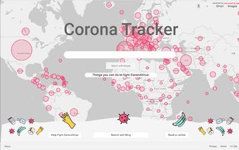 Corona Map Background