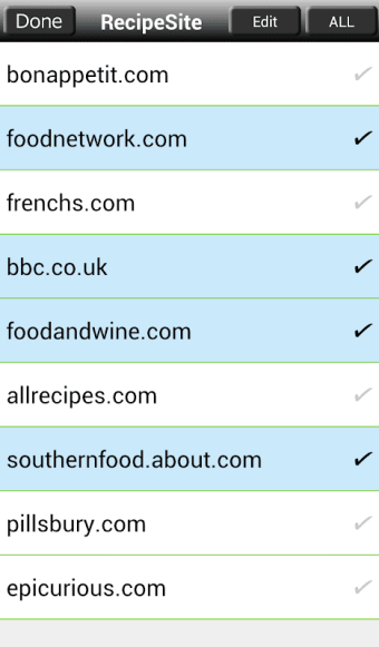 Recipe Search for Android