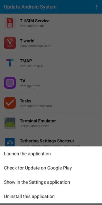 Update Android System - Check for essential update