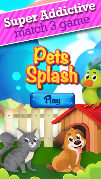 Pets Splash - Match-3