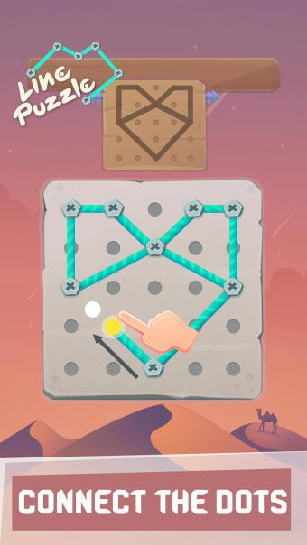 Line Puzzle Games: Drag and Connect