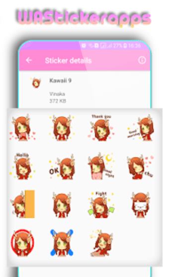 WAStickerApps: Kawaii Sticker