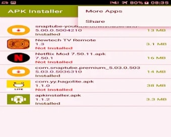 APK  Installer . THE FASTE