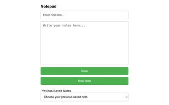 Chrome Notepad