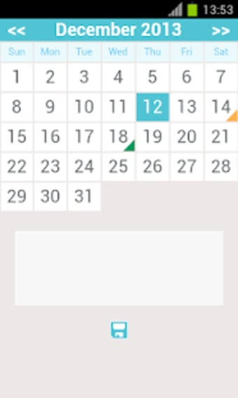 Calendar Monthly Modern Style