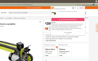 HomeDepot Review Exporter