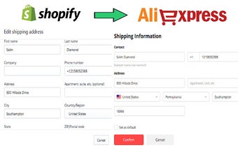 Shopify to Aliexpress Fast Orders