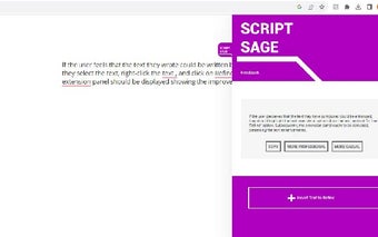 Script Sage