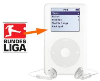 iPod Bundesliga-Spielplan