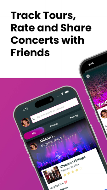 Groov: Rate and Share Concerts