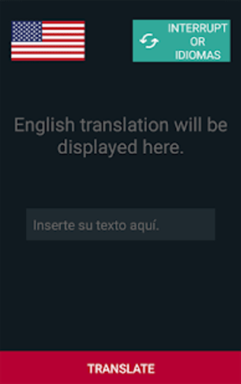 Translator English-Spanish