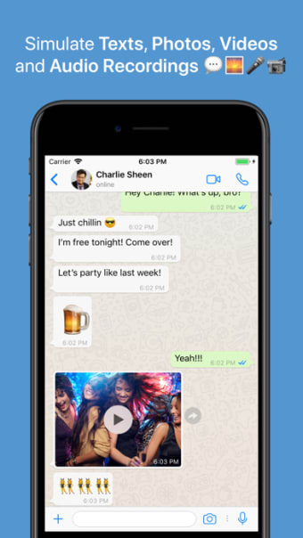 WhatsFake Pro Create Fake Chat