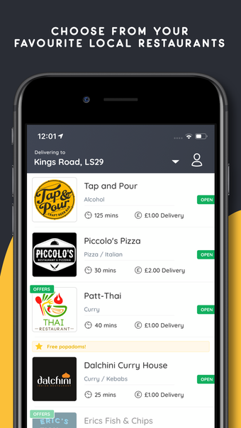 Pronto - Local food delivery