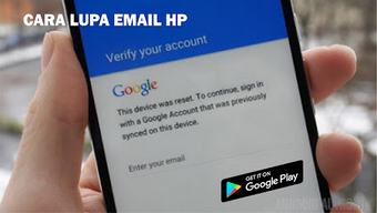 Cara Lupa Email HP