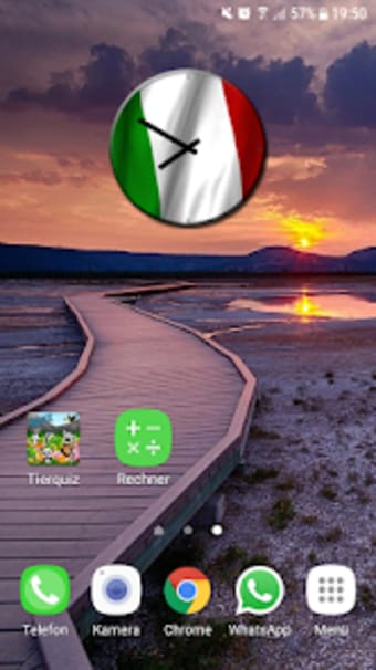Italy Clock Widget