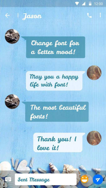 Shell Font for FlipFont , Cool Fonts Text Free
