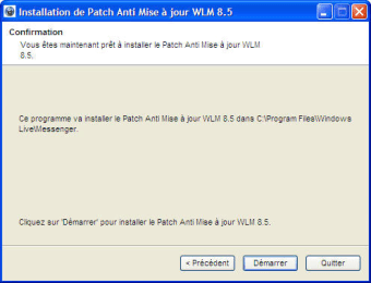 Anti-Update Patch for Windows Live Messenger 8.5
