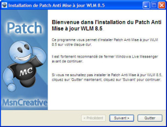 Anti-Update Patch für Windows Live Messenger 8.5