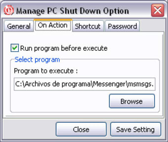 Manage PC Shutdown