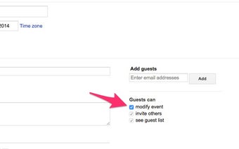 Google Calendar Guests Modify Event Default