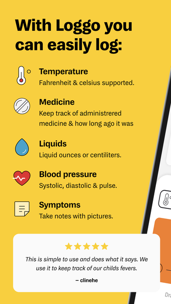 Loggo: Medicine  Fever app