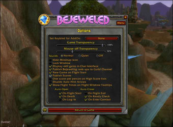 Bejeweled Add-on for WoW