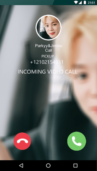 Jimin Fake Chat Video Call