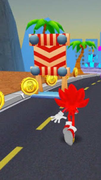 Sonic Red Subway Adventure: Dash Surf Runners 3D