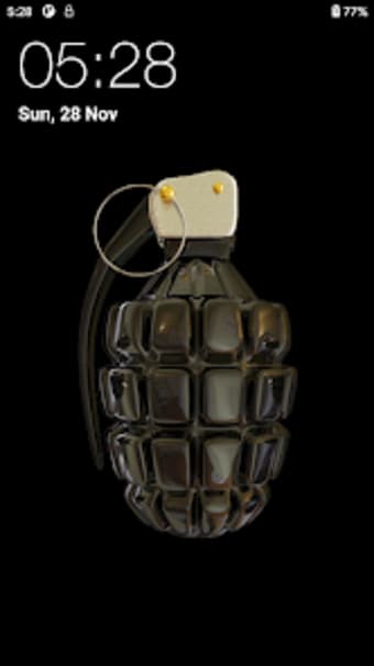 hand grenade screen lock