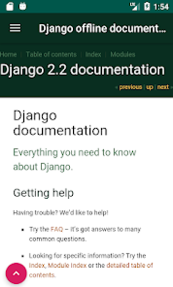 Django documentation  tutoria