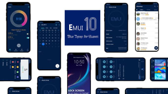 Blue Emui 10 Theme for Huawei